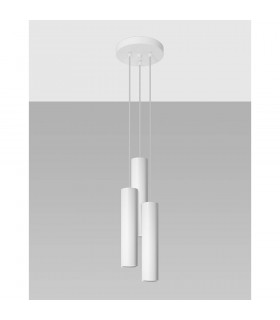 Lagos Cluster Pendant Ceiling Light White 3x GU10-2