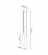 Lagos Cluster Pendant Ceiling Light White 3x GU10-4