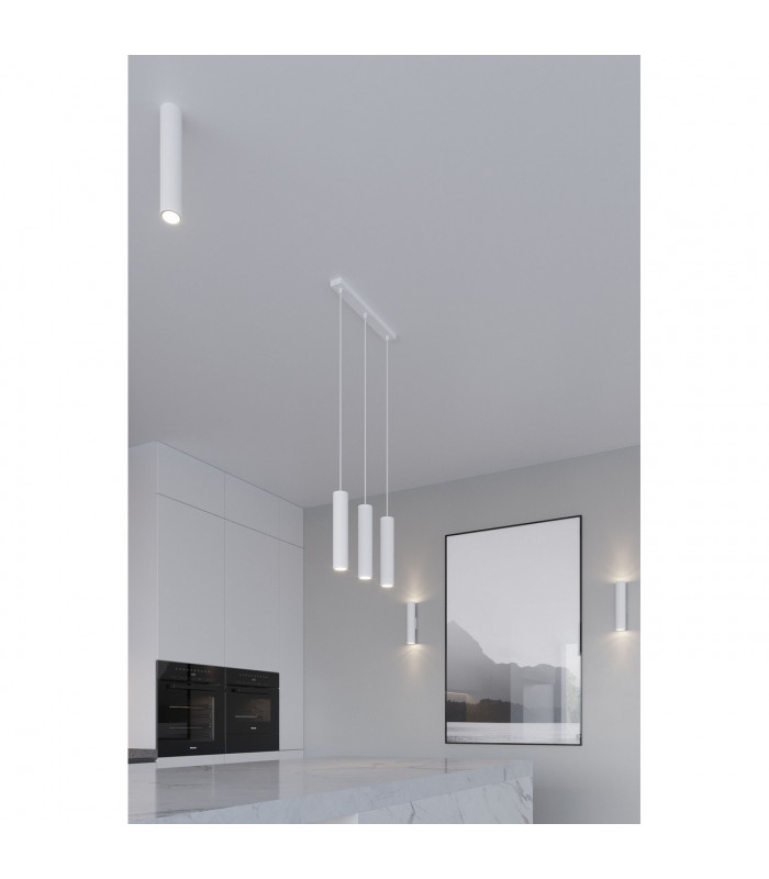 Lagos Cluster Pendant Ceiling Light White 3x GU10-7