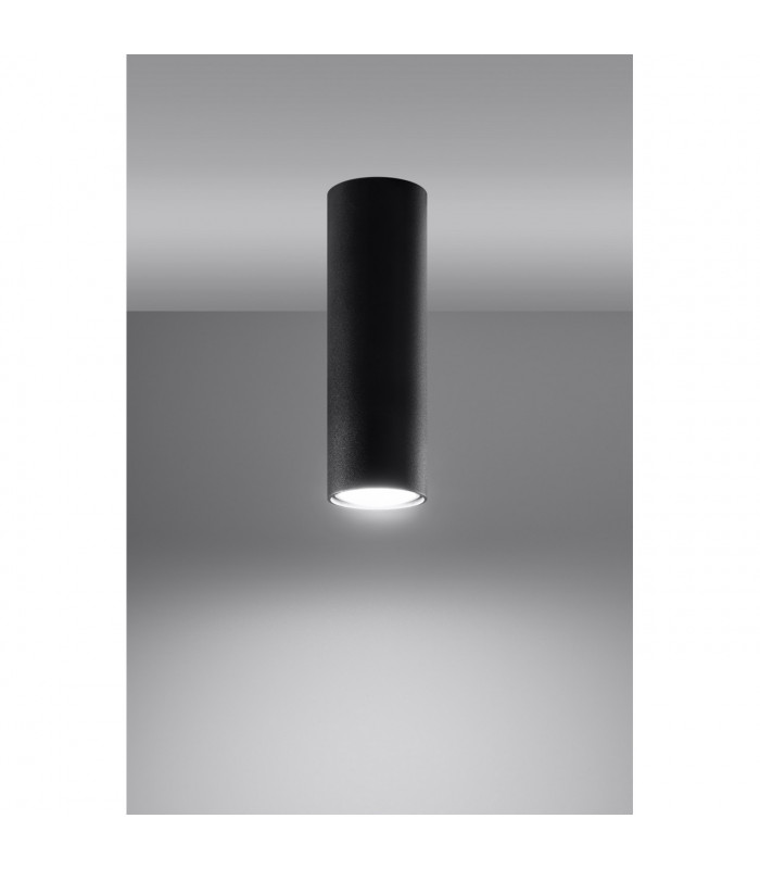 Lagos Surface Mounted Downlight Black 20cm-3