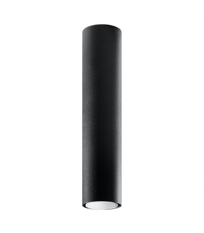 Lagos Surface Mounted Downlight Black 40cm-1