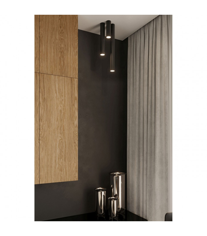 Lagos Surface Mounted Downlight Black 60cm-10