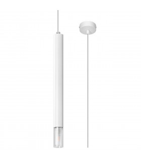 Wezyr Slim Pendant Ceiling Light White 1x G9-1
