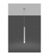 Wezyr Slim Pendant Ceiling Light White 1x G9-3