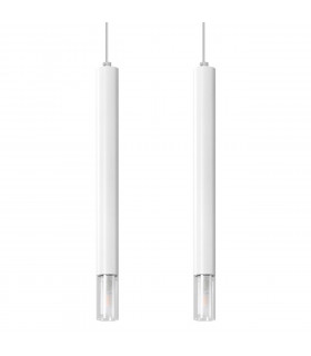 Wezyr Bar Pendant Ceiling Light White 2x G9-1
