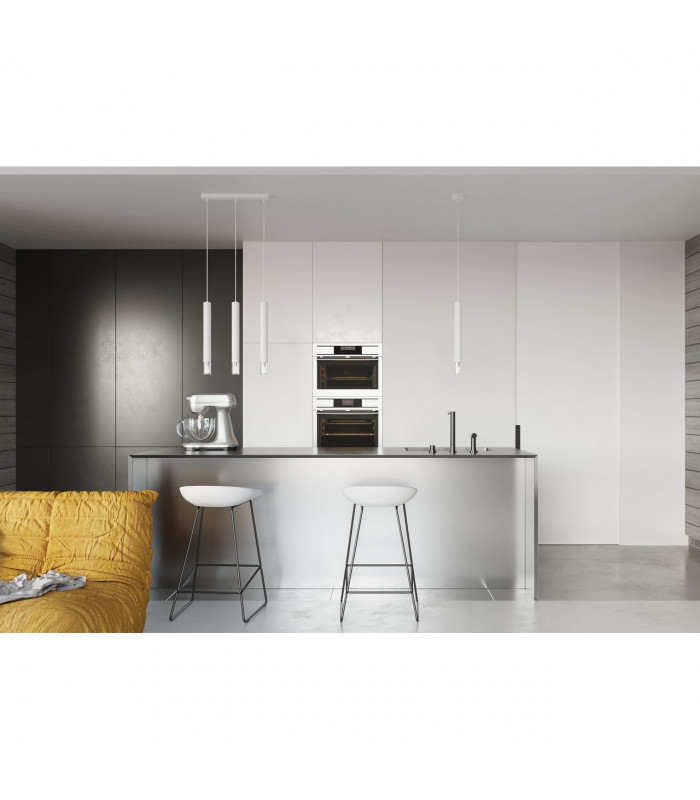 Wezyr Bar Pendant Ceiling Light White 2x G9-6