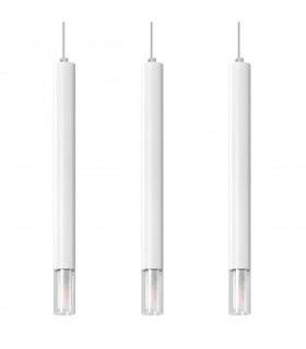Wezyr Bar Pendant Ceiling Light White 3x G9-1
