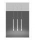 Wezyr Bar Pendant Ceiling Light White 3x G9-3