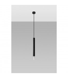 Wezyr Slim Pendant Ceiling Light Black 1x G9-2