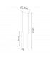 Wezyr Bar Pendant Ceiling Light Black 2x G9-4