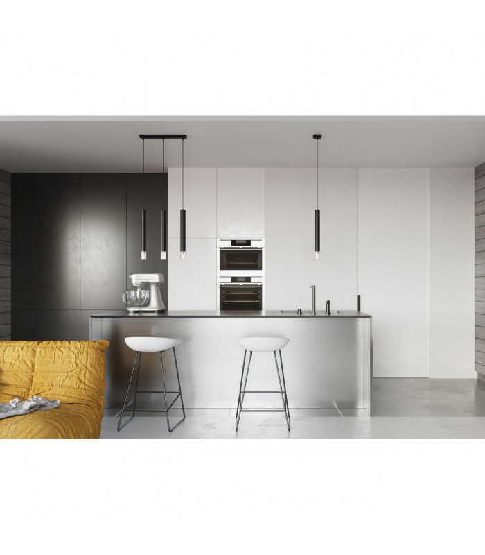 Wezyr Bar Pendant Ceiling Light Black 2x G9-6