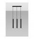 Wezyr Bar Pendant Ceiling Light Black 3x G9-2
