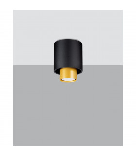 Nesi Surface Mounted Downlight Black Gold 1x GU10-2