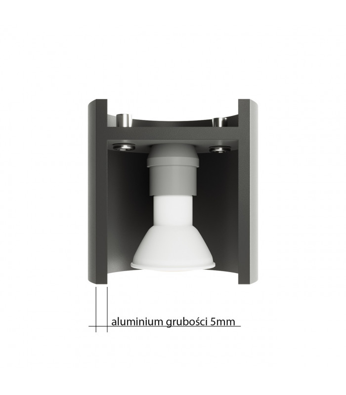Nesi Surface Mounted Downlight Black Gold 1x GU10-4