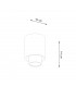 Nesi Surface Mounted Downlight Black Gold 1x GU10-5