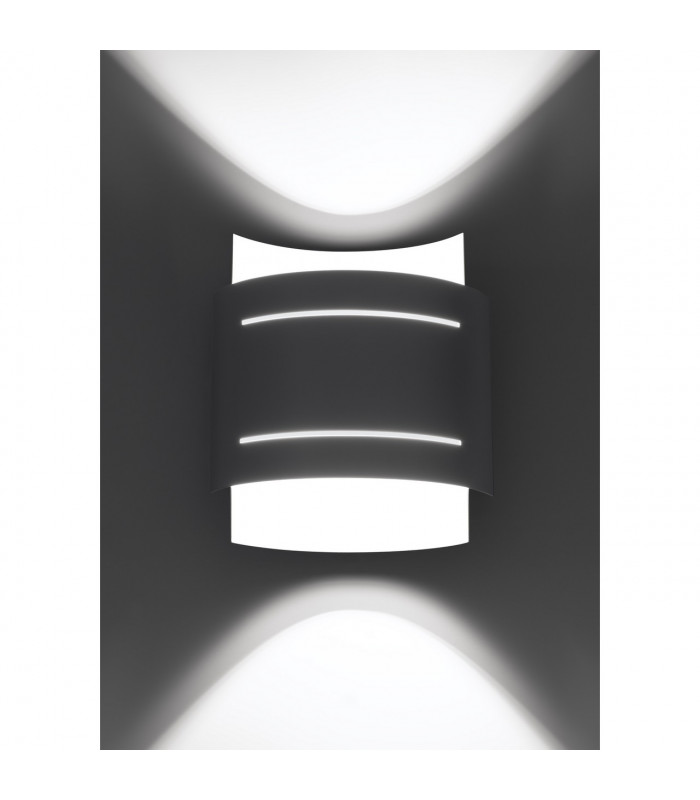 Hestia Up & Down Wall Lamp White 21cm-3
