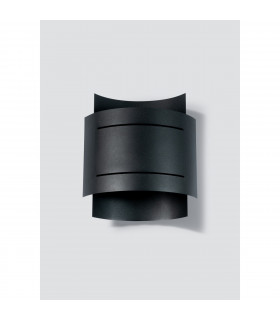 Hestia Up & Down Wall Lamp Black 21cm-2