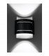 Hestia Up & Down Wall Lamp Black 21cm-3