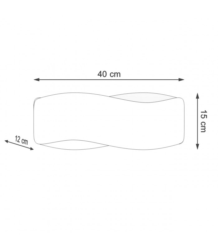 Tila Up & Down Wall Lamp White 40cm-4