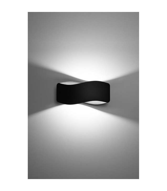 Tila Up & Down Wall Lamp Black 30cm-3