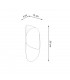 Tear Up & Down Wall Lamp White 1x G9-4