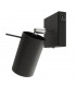 Ring Single Spotlight Black 1x GU10-1