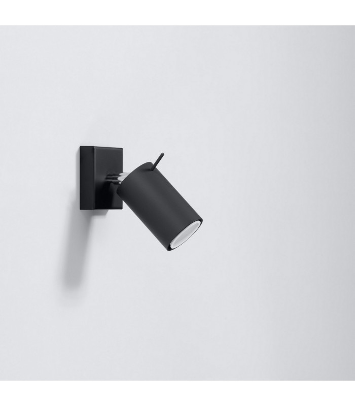 Ring Single Spotlight Black 1x GU10-2