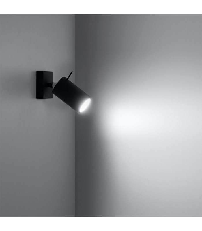 Ring Single Spotlight Black 1x GU10-3