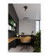 Ring Ceiling Spotlight Clusters Black 3x GU10-5