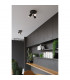 Ring Ceiling Spotlight Clusters Black 3x GU10-6