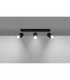 Nero Ceiling Spotlight Bar Black/Chrome 3x GU10-3