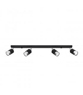 Nero Ceiling Spotlight Bar Black/Chrome 4x GU10-1