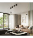 Nero Ceiling Spotlight Bar Black/Chrome 4x GU10-5