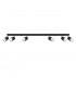 Nero Ceiling Spotlight Bar Black/Chrome 6x GU10-1