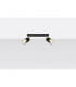 Nero Twin Ceiling Spotlight Black/Golden 2x GU10-2