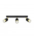 Nero Ceiling Spotlight Bar Black/Golden 3x GU10-1