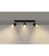 Nero Ceiling Spotlight Bar Black/Golden 3x GU10-3