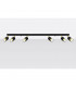 Nero Ceiling Spotlight Bar Black/Golden 6x GU10-2