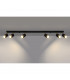 Nero Ceiling Spotlight Bar Black/Golden 6x GU10-3