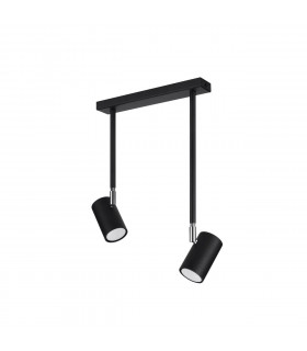 Norano Twin Ceiling Spotlight Black 2x GU10-1