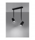 Norano Twin Ceiling Spotlight Black 2x GU10-3