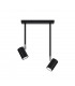 Norano Twin Ceiling Spotlight Black 2x GU10-4