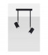 Norano Twin Ceiling Spotlight Black 2x GU10-5