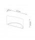 Vixen Up & Down Wall Lamp White 31.5cm-4
