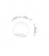 Globe Up & Down Wall Lamp White 17cm-4