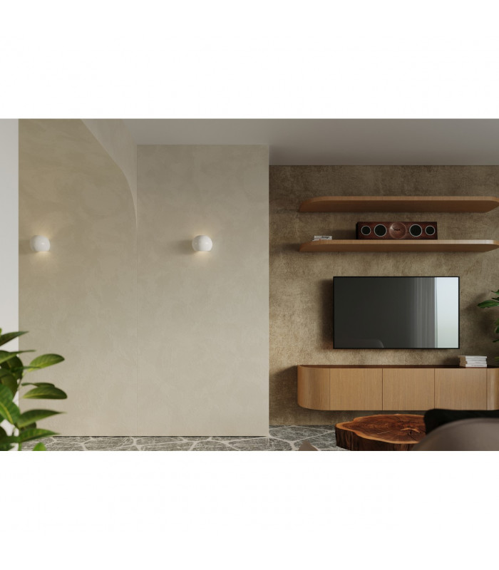 Globe Up & Down Wall Lamp White 17cm-5