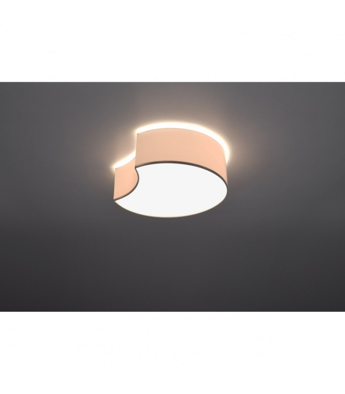 Circle Decorative Flush Ceiling Light White 32cm-3