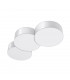 Circle Decorative Flush Ceiling Light White 91cm-1