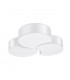 Circle Decorative Flush Ceiling Light White 64.5cm-1