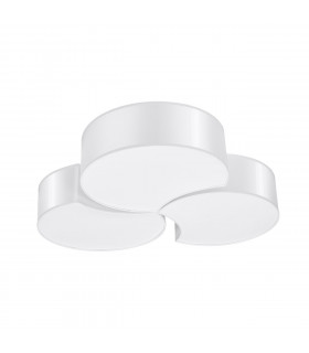Circle Decorative Flush Ceiling Light White 64.5cm-1